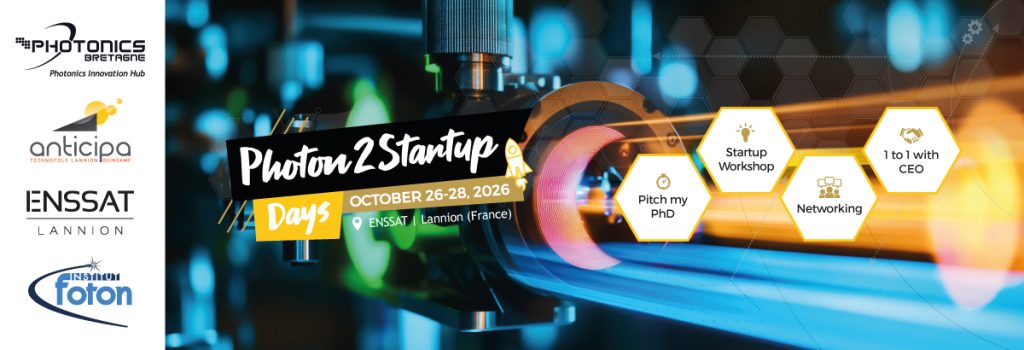 Photon2Startup Days 2026 – ENSSAT Lannion – 26-28 octobre 2026